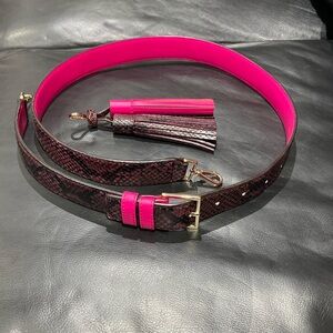 Kate Spade Leather Guitar Strap for Any Sized Bag/Purse